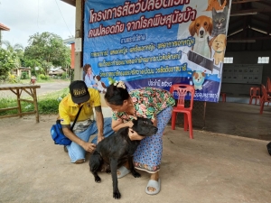 ฉีดวัคซีนป้องกันพิษสุนัขบ้า ประจำปี 2568