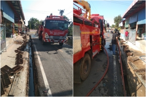 ทำความสะอาดและรื้อคลองระบาย ณ บริเวณ บ้านตากแดด หมู่ที่ 3