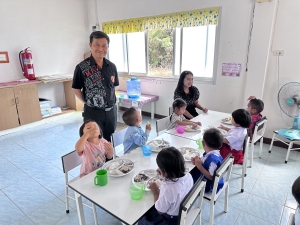 ออกติดตามโครงการอาหารกลางวันศูนย์เด็ก ประจำเดือนมกราคม 2569