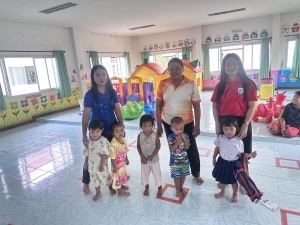 ออกติดตามโครงการอาหารกลางวันศูนย์เด็ก ประจำเดือนมิถุนายน 2568