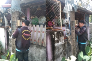 ซ่อมแซมไฟฟ้าส่องสว่าง ณ บ้านตากแดด หมู่ที่ 4