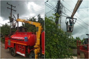 ซ่อมแซมไฟฟ้าสาธารณะภายในพื้นที่ บ้านหนองขุ่น หมู่ที่ 1 และ บ้านคำปะโอะ หมู่ที่ 2